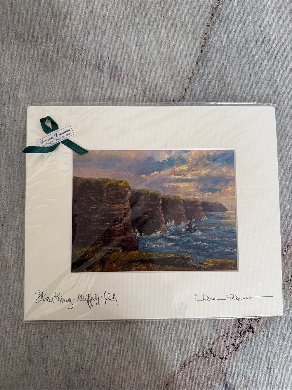 Matted Art Print Doreen Drennan Storm Rising
